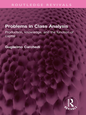 cover image of Problems in Class Analysis